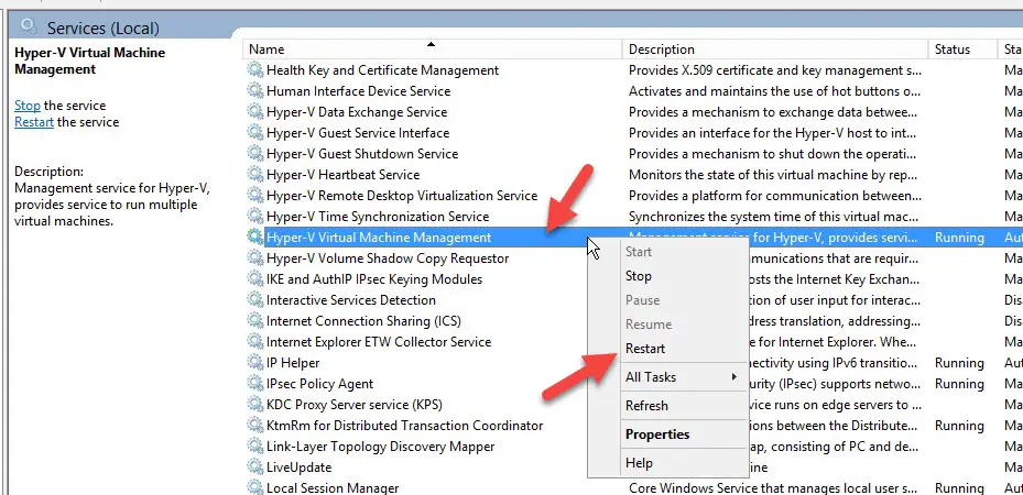The VMM Service