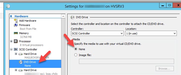 Missing ISO File In Hyper V