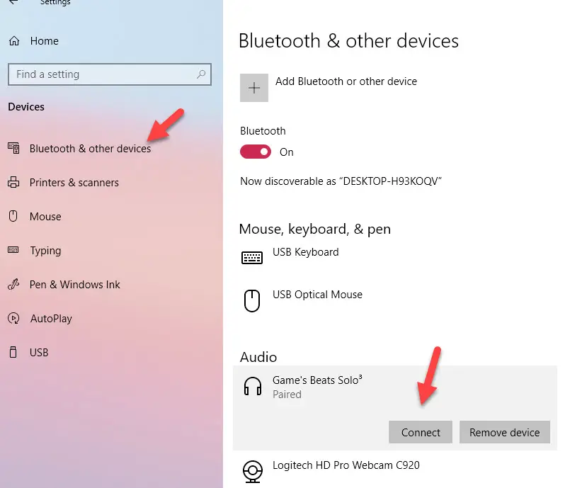 windows 10 beats bluetooth