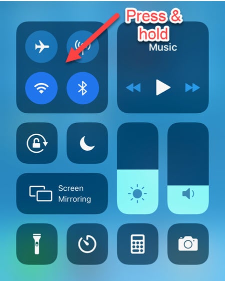 Press And Hold To Get Airdrop On Iphone