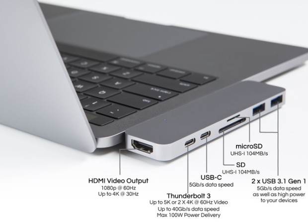 Multiple connectivity in Thunderbolt 3