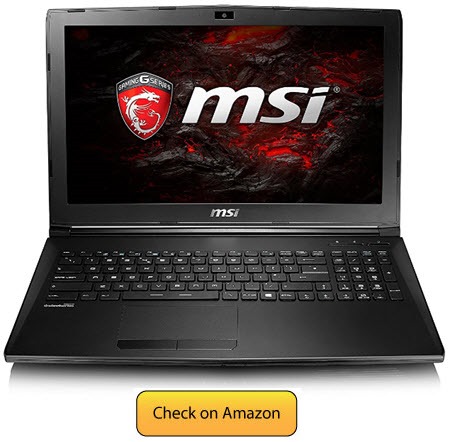 MSI GL62M - best laptop for photo editing