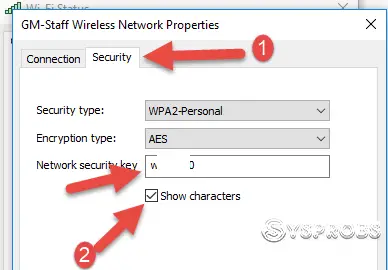 Saved Password Of The Wi Fi - Windows 11