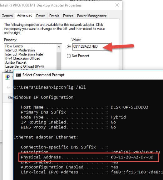 computer mac address lookup