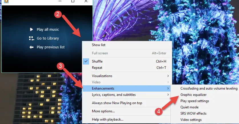 Get Equalizer On Windows Media Player