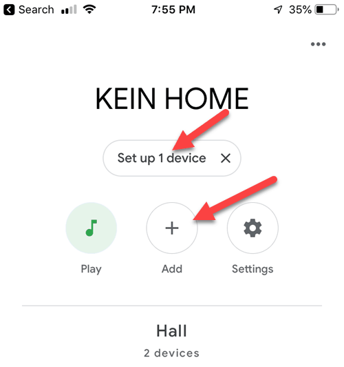 change google home wifi connection