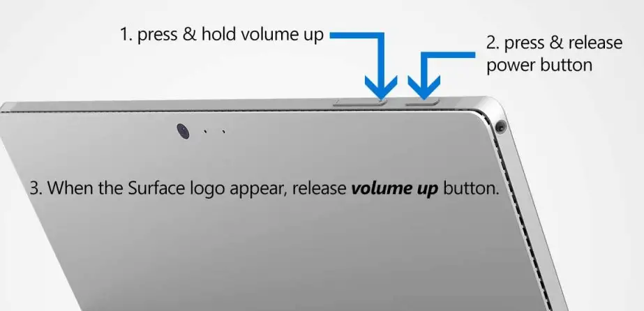 Surface Pro Firmware Settings