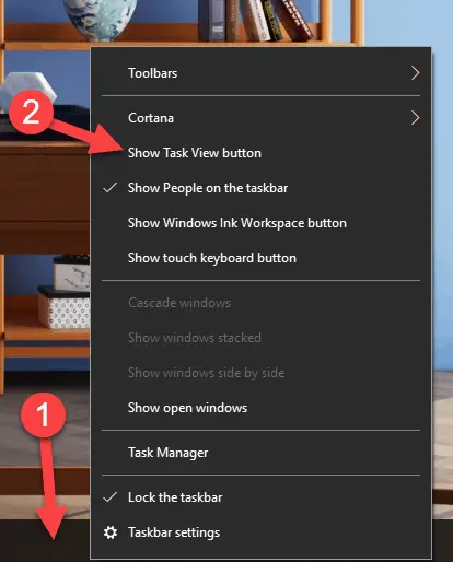 Enable Task View