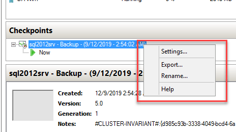 Hyper-v cannot delete checkpoint