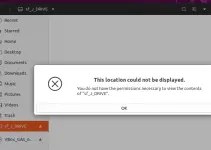 [Fixed] This Location Could Not be Displayed – Ubuntu Shared Folder