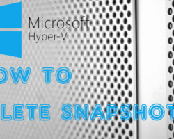 How To Delete Snapshots