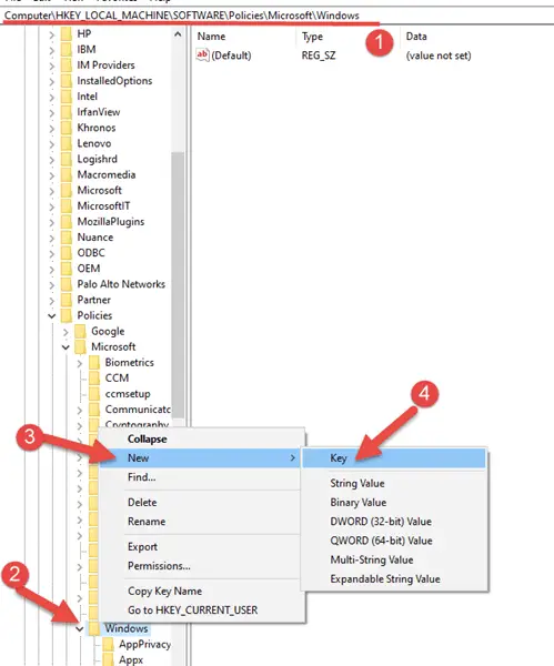 Regedit Path 1