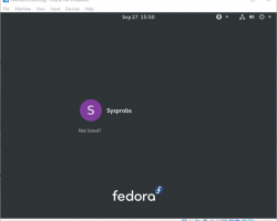 Working Fedora 30