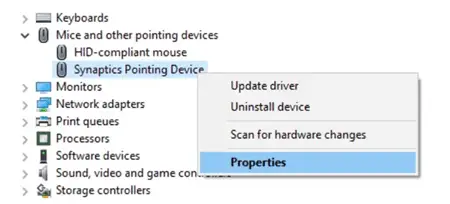 Driver Properties