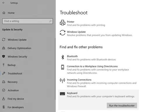 Windows Troubleshooter