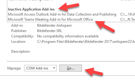 Activate Teams Add In In MS Outlook