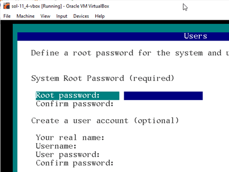Set Root Password