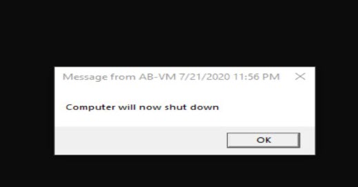PC Shutdown By Notepad