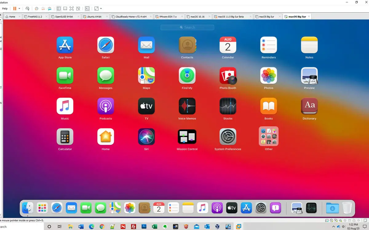 MacOS Big Sur Desktop