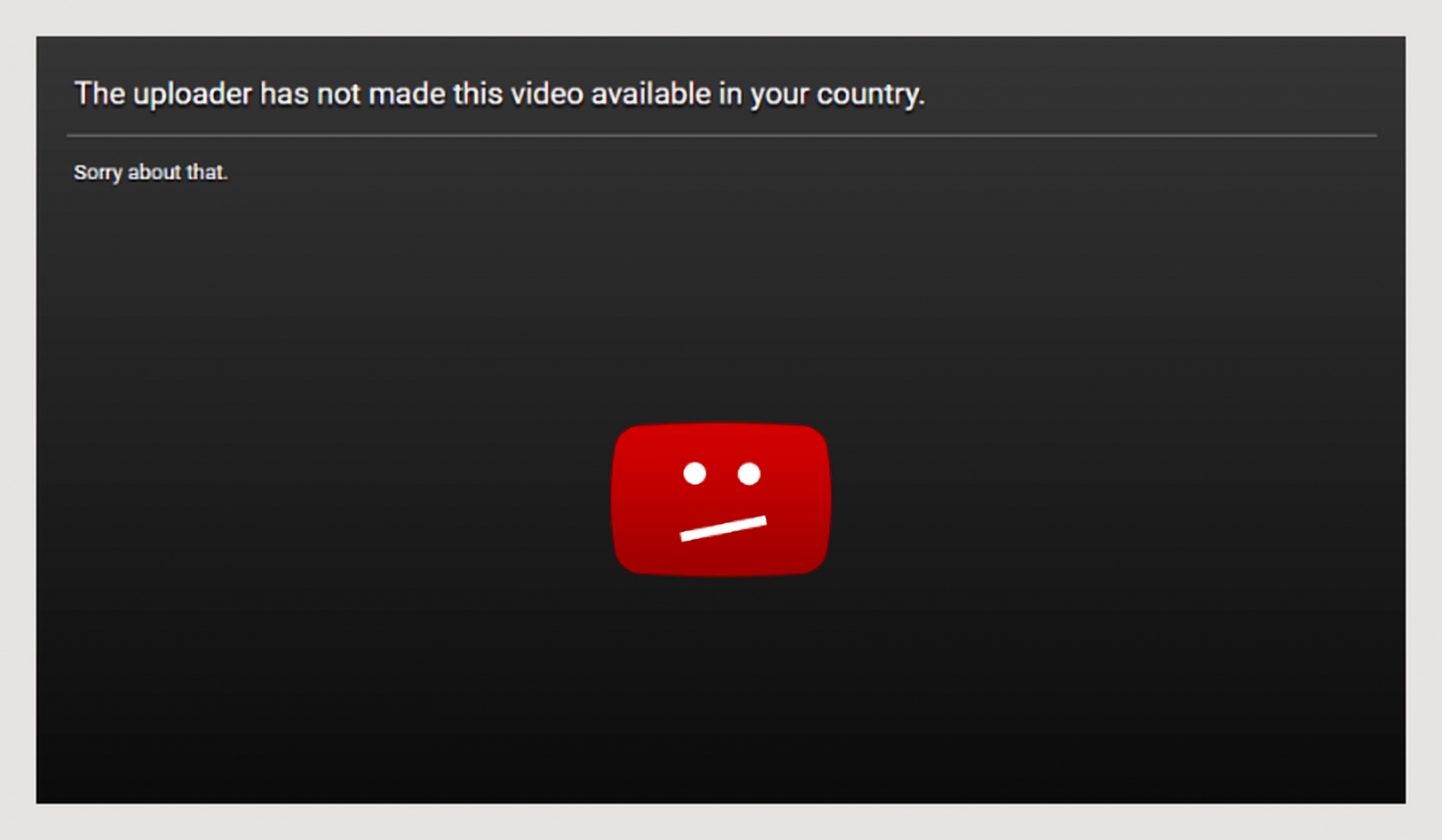 Solve "The uploader has not made this video available in your country