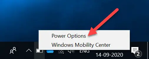 Power Option Access