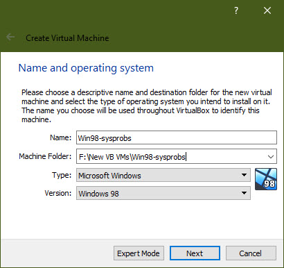 Pre Installed Windows 98 Se Virtualbox Image Download And Use Sysprobs