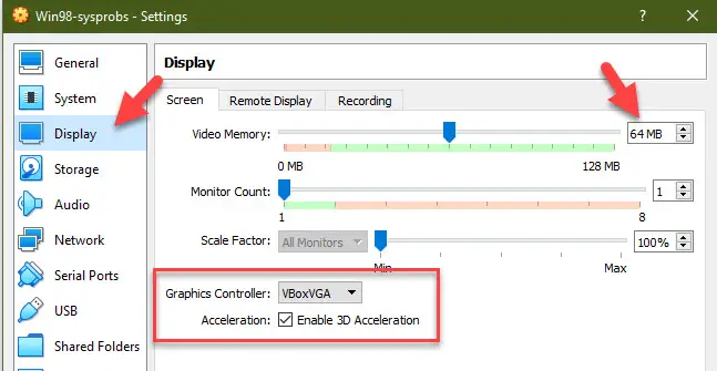 Display Settings