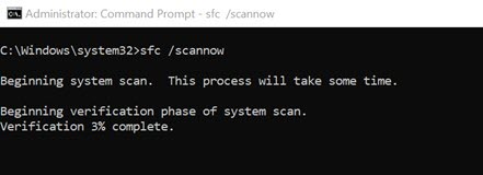 Sfc Scan On Windows 10