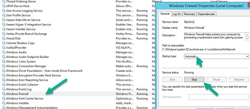 2012 R2 Server Firewall