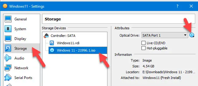 Loaded ISO File