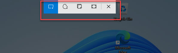Multiple Screen Capture Types