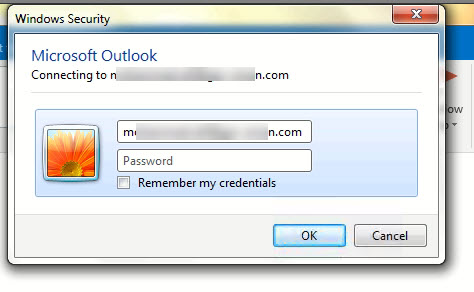 Office 365 Outlook Password Prompt
