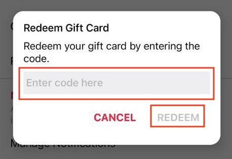 Redeem Apple Gift Card on Android