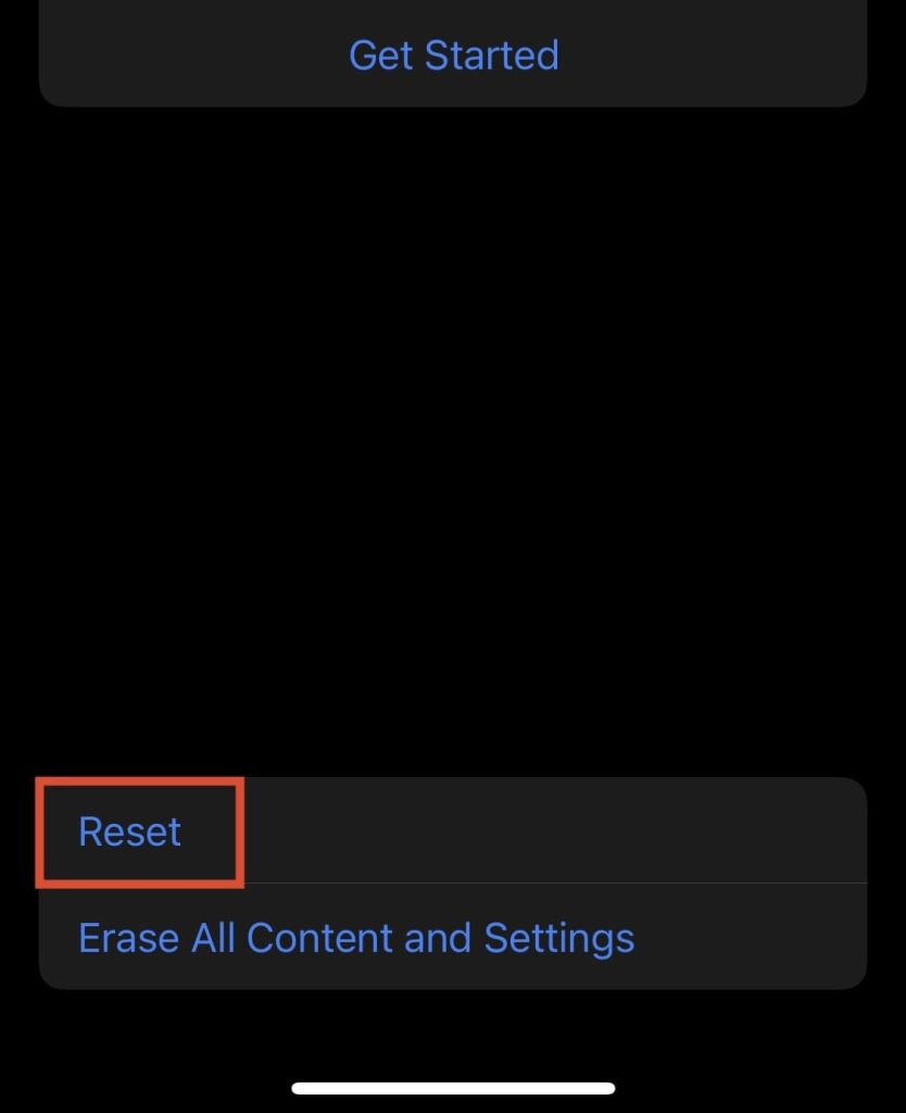 Reset