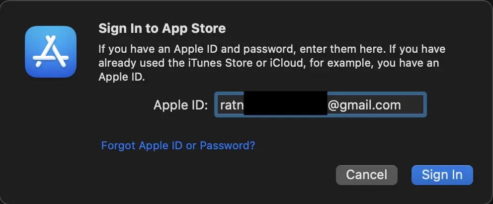 Sign In Apple ID On Mac