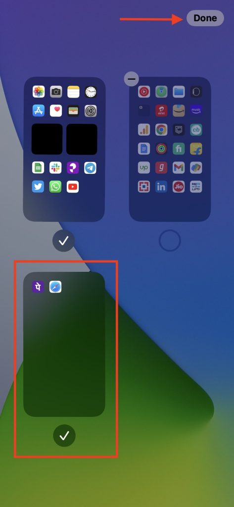 Unhide App Page