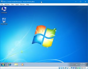 Working Windows 7 VirtualBox Image