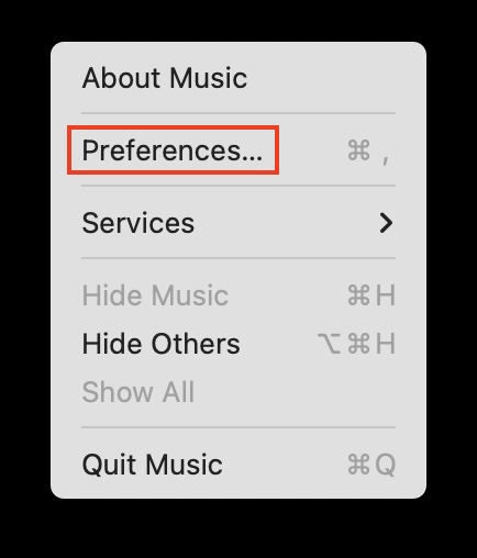 Apple Music Preferences
