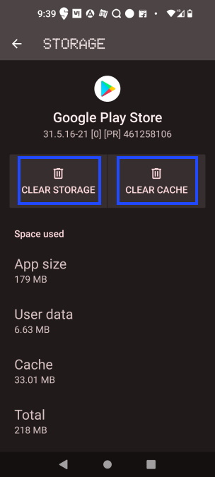 Clear Play Store Cache And Data