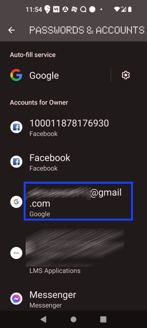 Select Email Address