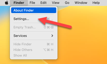 Finder Settings On Mac