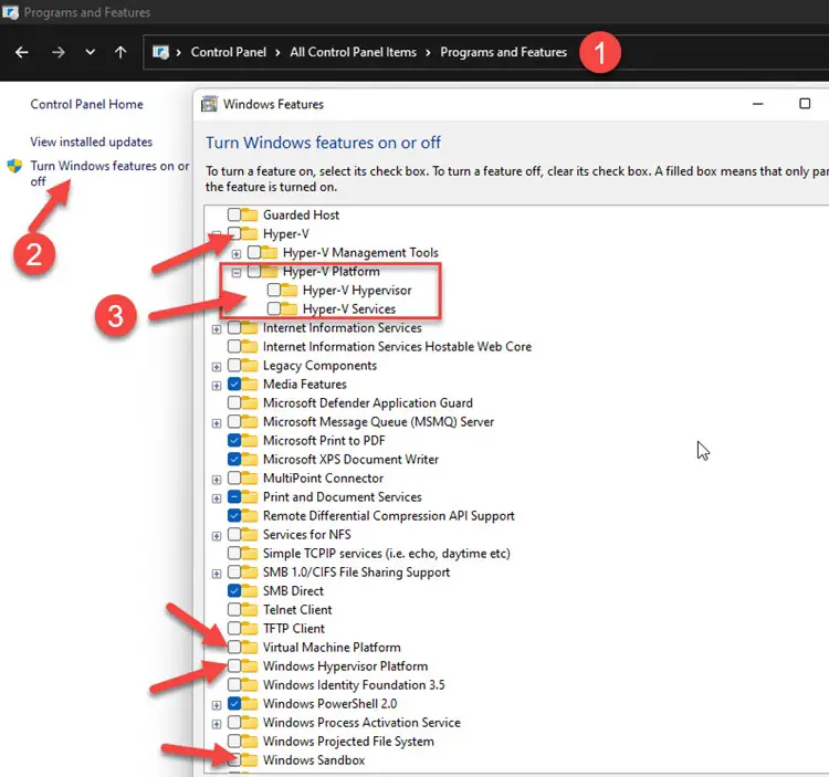 Remove Hyper V From Windows 11