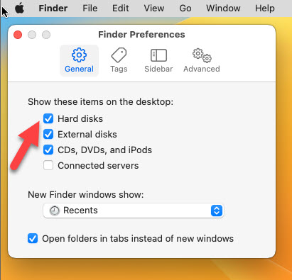 Select The Hard Disks