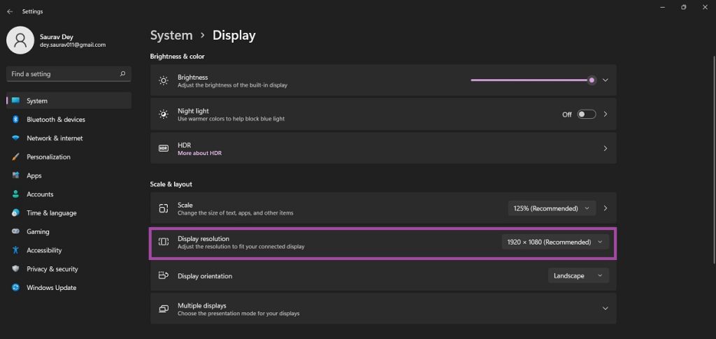 Change Display Resolution to Fix Input Signal Out of Range