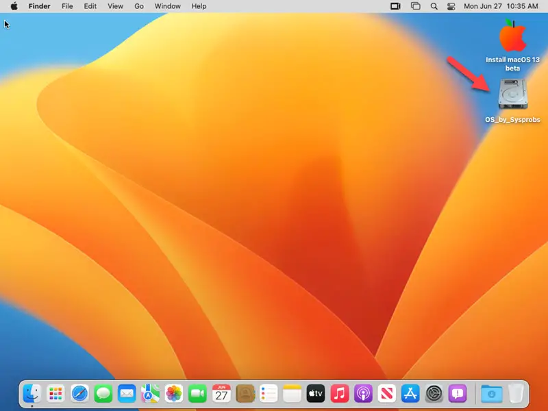Hard Disk Icon On Mac Desktop