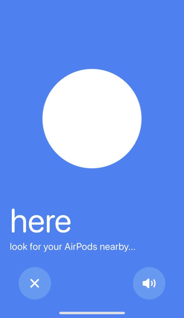 AirPods Find Here