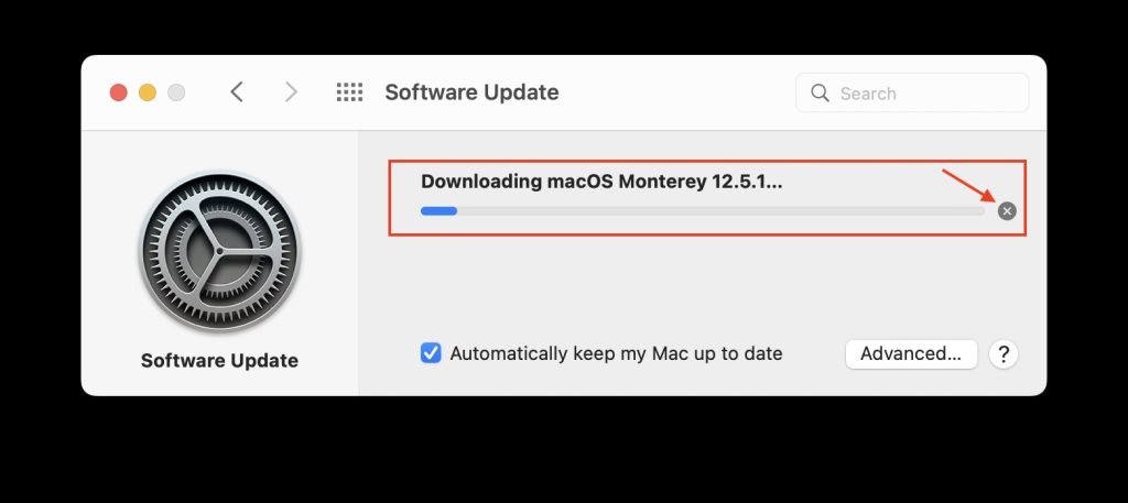 How to Cancel Update On Mac