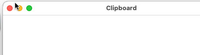 Cleared Clipboard In MacBook