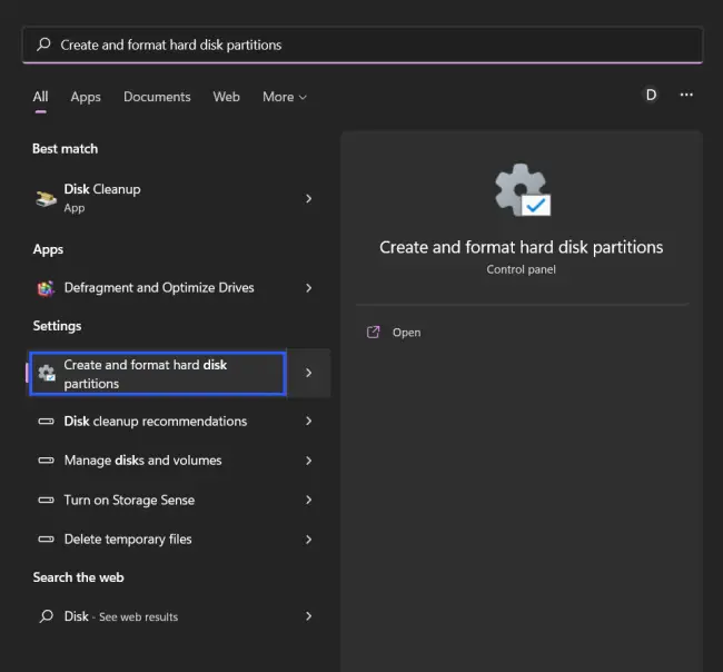 Create And Format Hard Disk Partitions