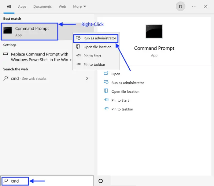 Launch Command Prompt With Admin Privilage